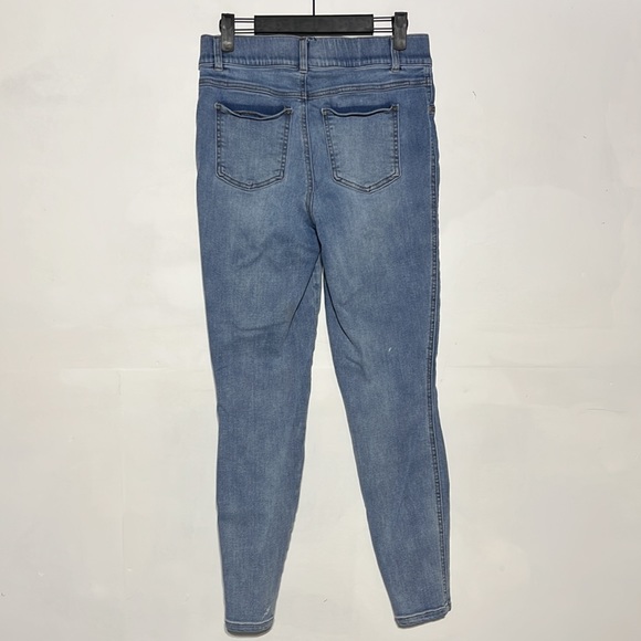 SPANX Light Vintage Wash High Rise Ankle Skinny Jeans Size Medium - Picture 6 of 10